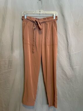 Dynamite mauve tie-waist pants